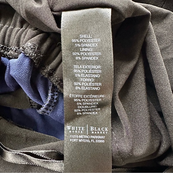 WHITE House Black Market Striped Halter Neck Dress - Picture 6 of 8